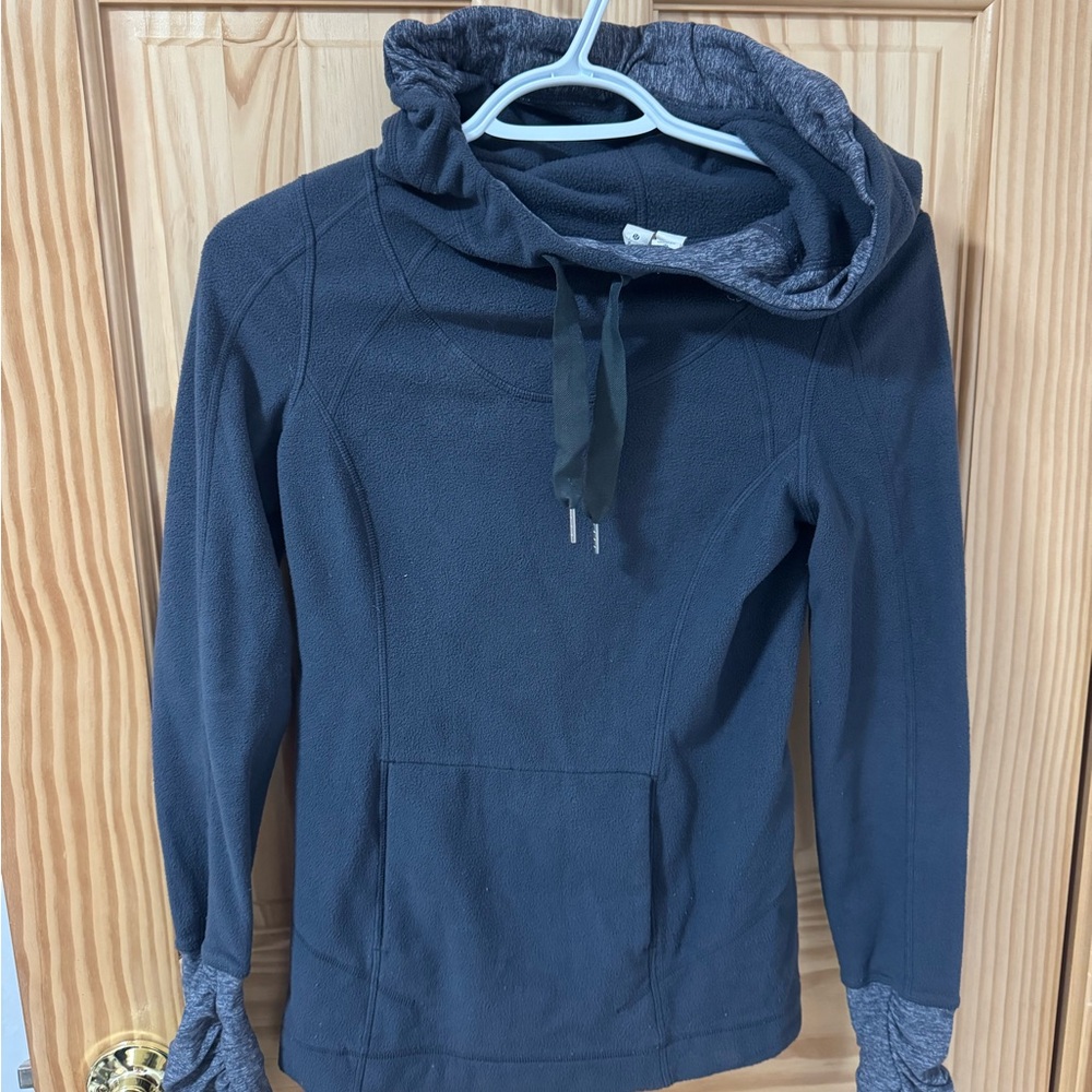 lululemon fleece grey hoodie